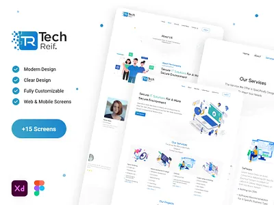 Tech Reif Website UI design ui ui design user experience user interface ux uxui