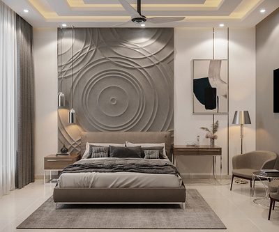 Luxurious Bedroom Design - Art Ardor Design Studio branding graphic design