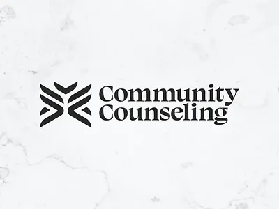 Community Counseling 02 branding butterfly community counseling design identity illustration illustrator isometric logo