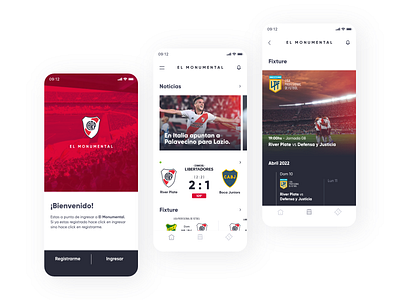 El Monumental App app application booking buy design el monumental futbol interface libertadores mobile river river plate show soccer stadium ticket tickets ui ux uxui