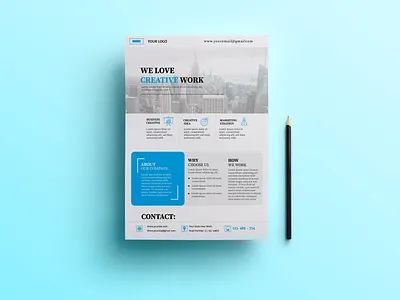Creative Business Flyer branding business flyer business flyer design business flyer template business flyers corporate branding corporate flyer corporate flyers corporate identity creative flyer creative work flyer flyer designer flyer template flyer worker hire graphic design graphics work