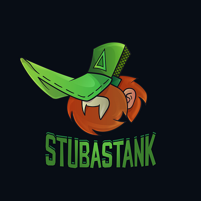 STUBASTANK art design dodge sport game ginger graphic design hat illustration logo redhead sport logo truck typography vector