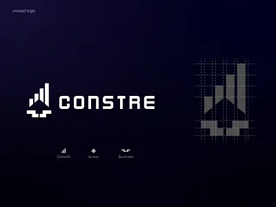 constre logo design business business grow logo conceptual logo corporate logo creative designxpart flat logo growth logo logo design logo designer modern online business professional logo symbol unique logo