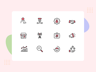 Icons for Analytics Product icons webapp analytics