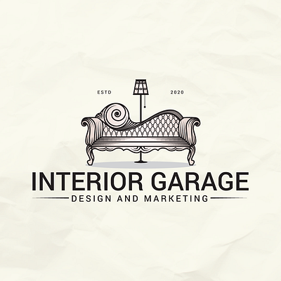 INTERIOR DESIGN & MARKETING brand identity branding design illustration interior logo vector