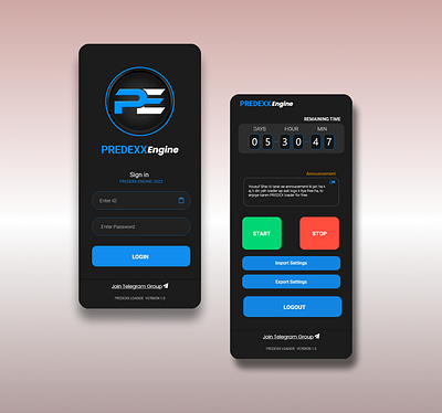 Predexx engine Mobile UI mobile ui predexx mobile ui
