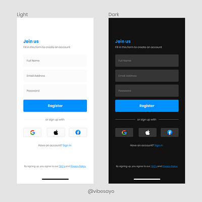 Daily UI 001 app design graphic design ui ux