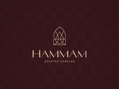Hammam Scented Candles - Logo & Packaging Design adobe illustrator branding branding identity candlelover concept design elegant gold graphic design logo logodesign luxury luxurybranding mockup packaging design pink visual identity