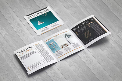 Multipurpose Square Trifold Template catalog clean design editorial flyer illustration illustrator files indesign magazine multipurpose multipurpose square pdf photo photoshop files print printable square square trifold template trifold template