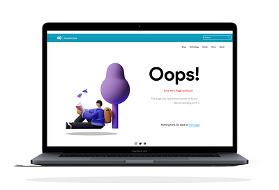 Error 404 page animation dailyui design graphic design illustration logo ui ui design uiux