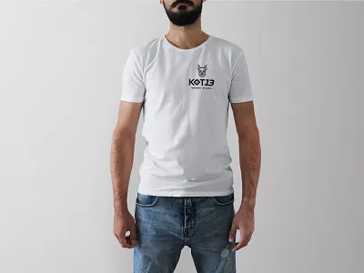KOT13 T-shirt barber branding design graphic design identity logo t shirt typography