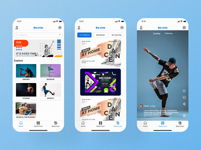 Believer app case study (Design Concept) app design typography ui ux