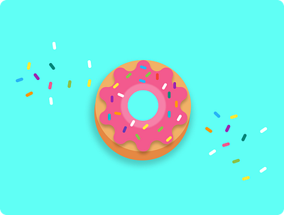 Donut Icon Design branding design graphic design illustration logo vector