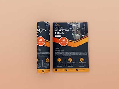 Digital Marketing Agency-Flyer Design a4 a4 flyer advertising banner book cover branding brochure brochure design corporate flyer design digital marketing flyer flyer design flyer template graphic design letterhead marketing mokeup print design typhography