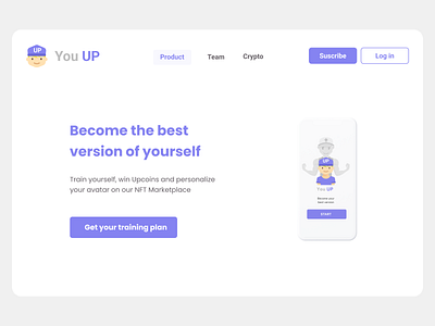 Website design You UP branding design ui ux