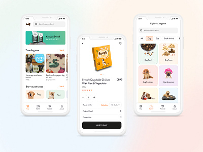 Pet Shop App concept (Freebie) animal app design animal app uxui app concept app design app ui free app template ios app design mobile ux ui pet app uxui pet shop app design pet shop design pet shop ios design pet shop ui concept pet shop uxui product design ui uiux design web app design