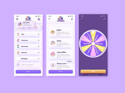 Party Roulette Game Redesign figma game redesign game ui game user interface roulette game ui ui ux user experience