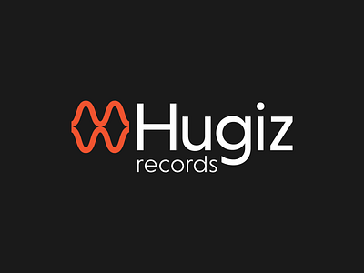 Hugiz Records hugiz letter h logo logomark mixmaster music music artist records sound sound wave