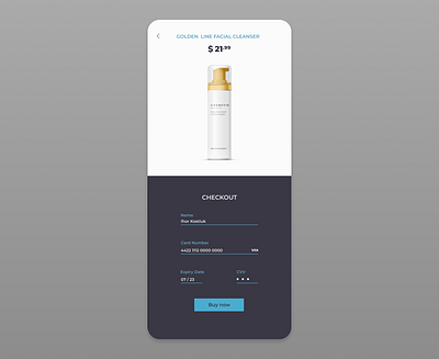 DailyUI #002 app branding checkout cosmetics dailyui design graphic design make up mobile mobile design ui ux