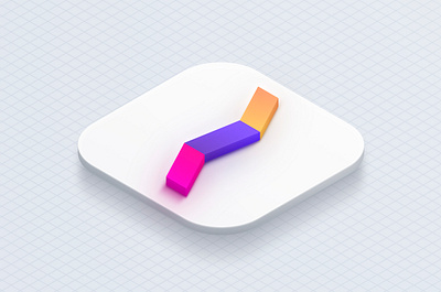 LOGO DESIGN MOCKUP app branding design graphic design icon illustration isometriclogo isometriclogomockup logo logodesign logomockup ui ux vector