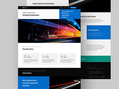 HIVE Performance Cloud - Get early access cloud computing landing page product design ui user inteface website design