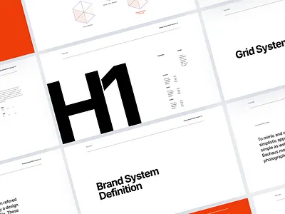 Brand system definition book brand brandbook branding design design system document figma flat graphic design grid logo logotype system