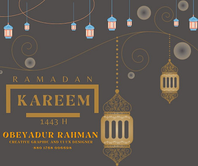 Ramadan Kareem 2022 branding designer graphic graphic design islamic design promotion ramadan ramadan 2022
