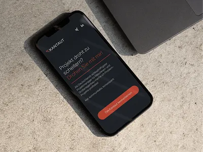 Kantaut - Mobile consulting corporate dark design flow line linear manager mobile path personal portfolio red responsive ui ux webdesign