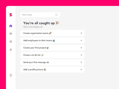 Onboarding Screen collaboration design onboarding remote work task manager to do list todo list ui