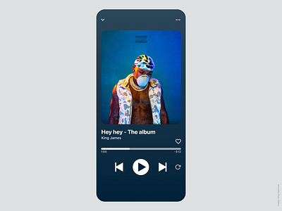 🎵 Music Player app dailyui design music player ui