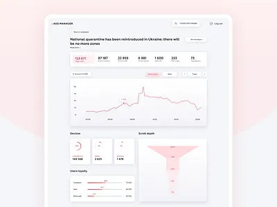 Analytical neumorphic dashboard analytic analytical clean dashboard design managing neumorphic