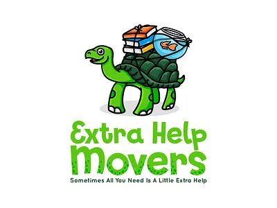 Turtle Movers box branding character design design fish graphic design illustration logo logo design move move logo movers moving turtle turtle design turtle logo ui ux vector