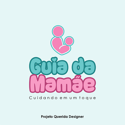 App Guia da Mamãe branding design graphic design logo