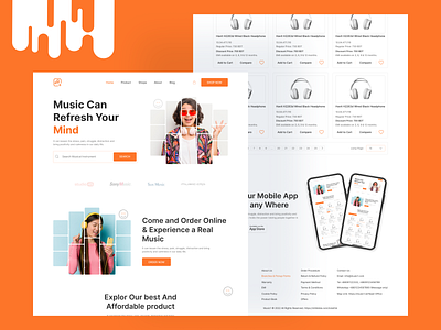E-Commerce Landing page design e commerce e commerce landing page landing page landing page ui ui ui design ui template