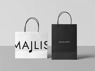 Music branding branding elegant exclusive icon illustration logo luxury mono online premium retail stylish typographic typography vector