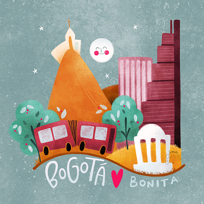 Bogota Bonita branding city illustration design digital illustration graphic design illustration typography