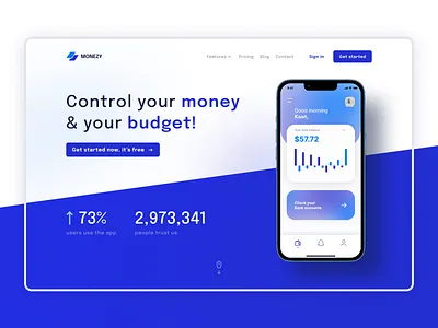 DailyUI #003 - Banking App Landing Page app dailyui dailyuichallenge design product design ui uidesign uiux ux