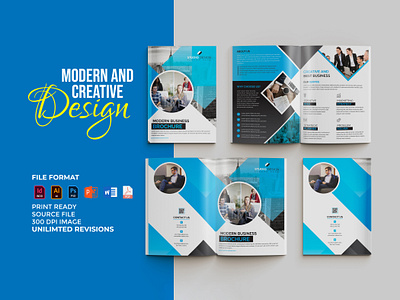 Modern Annual Report Design adobe illustrator annual report brochure brochure design brochure template business brochure company profile corporate indesign magazine microsoft word modern multipurpose powerpoint professional unique