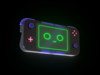 Handheld Game(r) 3d breakout c4d cinema 4d concept art device game game design gamer handheld joystick octane robot