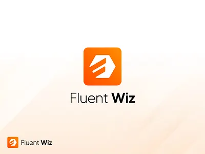 Logo Design | Fluent Wiz Logo | Consultancy Logo | F Logo branding business logo consultancy firm consultancy logo consultant firm creative logo f logo fluent wiz logo logo logo design typo logo whitespace logo