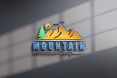 Mountain Logo branding design illustration illustrator letter logo logo logo designing photoshop vector
