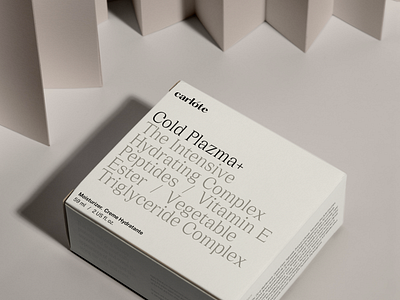 Carlote.1 box branding cosmetic cosmeticdesign cream design jar logo pack packedge typography