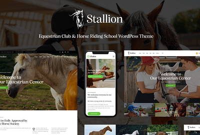 Stallion - An Equestrian Club and Horse Riding School WP Theme web design web development wordpress wordpress theme wordpress themes