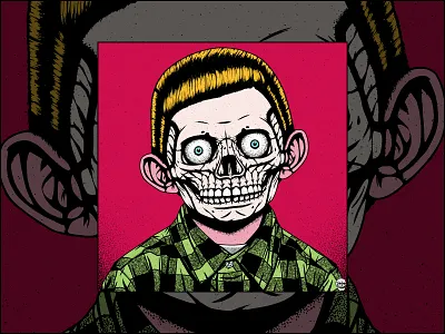 Say Cheese album art comic cover design drawing illustration ink label painting poster punk traditional
