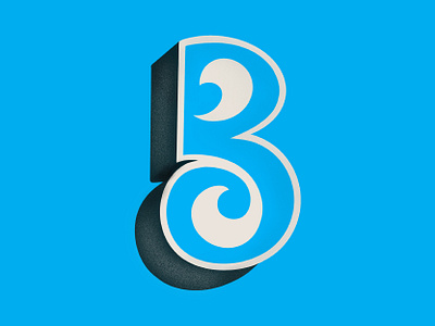 36 Days of Type — B 36 days of type design graphic design hand lettering illustration procreate typography