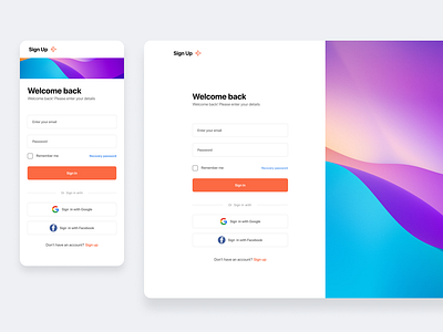 Log in Page app apps design design system illustration interaction interface login mobile view page ui ui design ui kit ux ux design web design website