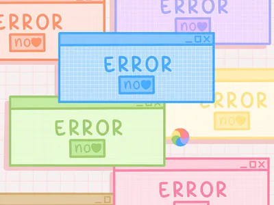 ERROR art design digital art digital illustration graphic design illustration procreate procreate art