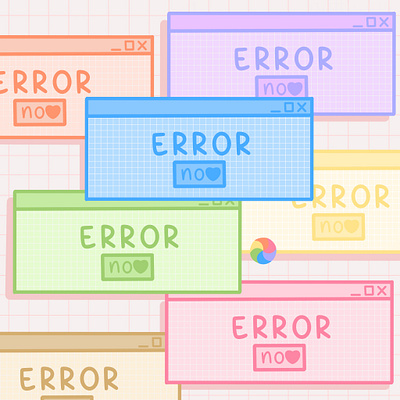 ERROR art design digital art digital illustration graphic design illustration procreate procreate art