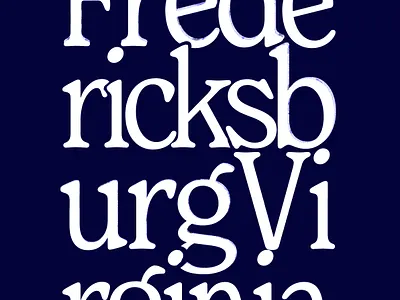 Cyanotype Play | Fredericksburg, VA big letters cyanotype distressed typography