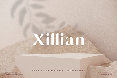 Xillian - Free Luxury Fashion Font design display font free free font freebie illustration logo type typeface vintage